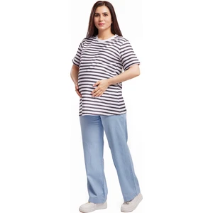 Baby Mom Panelli Hamile Ince Denim Pantolon Anne Giyim