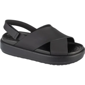 Brooklyn Luxe Cross Strap Kadın Siyah Terlik - 209407