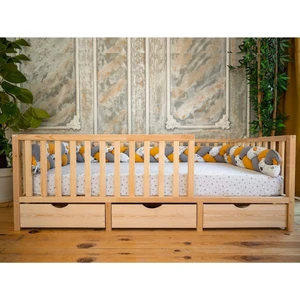 Montessori Ahşap Karyola - Montessori Yatak - Montessori Karyola -  -17