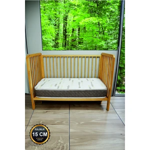 Pure Sleep 15 cm Bebek ve Çocuk Yatağı Sünger Park Yatak Anne Yanı ve Bebek Yatakları Ultra Lüx Full Ortopedik