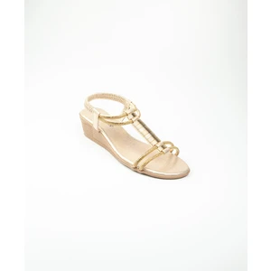 145 - 1 Altın Kadın Sandalet