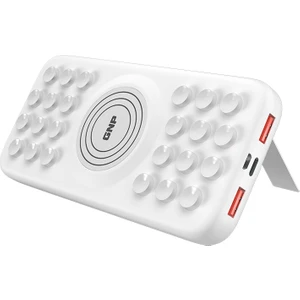 Vantuzlu Wireless 10000MAH Kablosuz Şarj Çift USB Çıkışlı Type-C Çıkışlı Portatif Poverbank