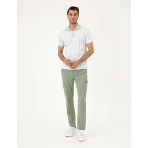 Pierre Cardin Erkek Yeşil Regular Fit Kargo Pantolon 50285536-VR016