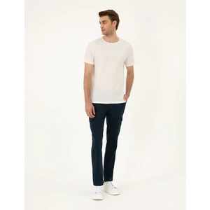 Pierre Cardin Erkek Lacivert Regular Fit Kargo Pantolon 50285536-VR033