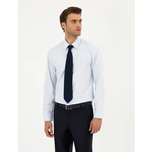 Pierre Cardin Erkek Açık Mavi Regular Fit Uzun Kollu Basic Gömlek 50289411-VR003