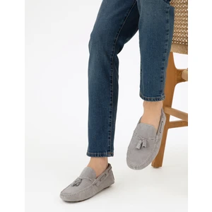 Pierre Cardin Erkek Gri %100 Deri Loafer Ayakkabı 50287200-VR024