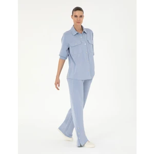 Pierre Cardin Kadın Mavı Loose Fit Eşofman Altı 50284727-VR249
