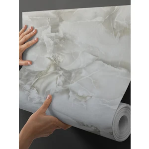 Süper Dekor SF 601 Gold ve Gümüş Renkli Doğal Mermer Görünümlü Yapışkanlı Folyo