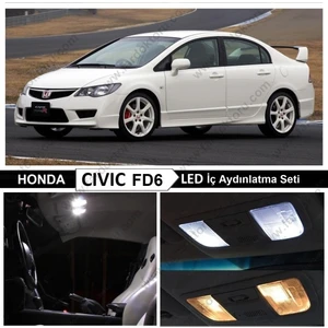Honda Civic Fd6 LED Iç Aydınlatma Seti