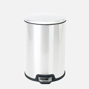 Cigo Pedallı Çöp Kovası 12LT Beyaz