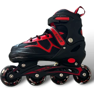 Cool Wheels 4 Tekerleği Işıklı Çantalı Kask Dizlik Dirseklik Hediyeli Paten