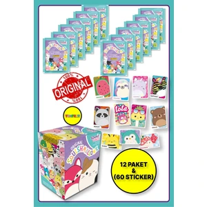 Panini Squishmallows Sticker Çıkartma - 12 Paket ( 60 Adet Sticker )
