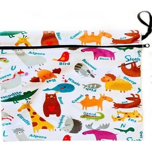 Aşkın Parti Evi ZOO.30x37cm, Zoo, Su Geçirmez Islak Mayo Çantası, Torbası