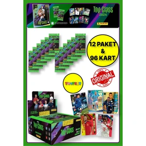 Panini Fifa Top Class 2024 Koleksiyonluk Futbolcu Kartları + 12 Paket (96 Adet Kart)