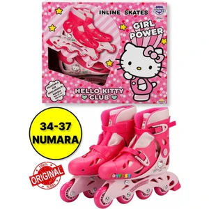 Hello Kitty Inline 4 Teker Paten - (34 - 37 Numara Için Ayarlanabilir)