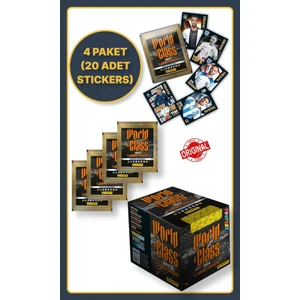 Panini Fifa World Class Koleksiyon Futbolcu 2024 Sticker Çıkartmaları + 4 Paket (20 Adet Sticker)