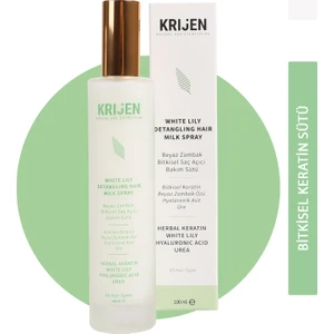 Beyaz Zambak Bitkisel Saç Açıcı Bakım Sütü 100 ml - Bitkisel Keratin