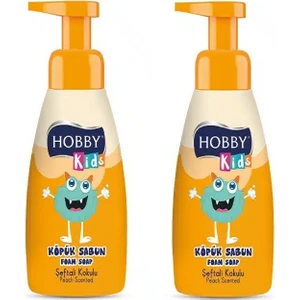 Kids Köpük Sabun Şeftali Kokulu 200 ml 2 Adet - Kids Foam Soap Peach Scent 200 ml 2 Pieces