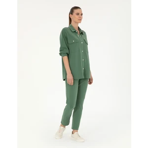 Pierre Cardin Kadın Yeşil Regular Fit Eşofman Altı 50283334-VR054