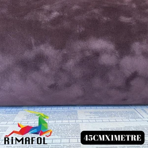 Kahverengi Cricut ve Silhoutte Uygun Floklu Kadife Kendinden Yapışkanlı Folyo 45CMX1METRE