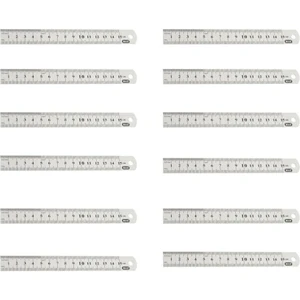 Mas 2328 Çelik Cetvel 15 cm - 12 Adet