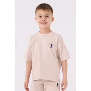 U.S. Polo Assn. Erkek Çocuk Taş Bermuda Takımı
