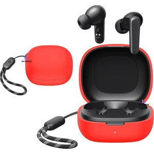 Anker Soundcore R50I / P20I Tws Uyumlu Tam Koruma Taşıma Askılı Yumuşak Tpu Silikon Kılıf