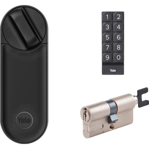 Linus® Set - Akıllı Kilit L2 Siyah, Ayarlanabilir Silindir ve Akıllı Tuş Takımı