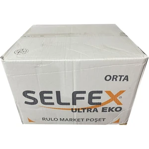 Rulo Market Poşeti Torbası - Atlet Poşet - Şeffaf - Orta Boy - 20X200 Adet - Koli