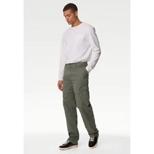Marks & Spencer Saf Pamuklu Loose Fit Kargo Pantolon
