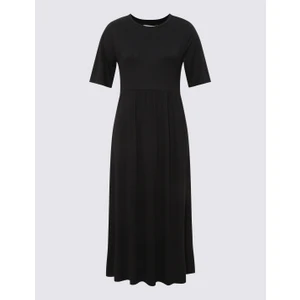 Marks & Spencer Relaxed Fit Midi Örme Elbise
