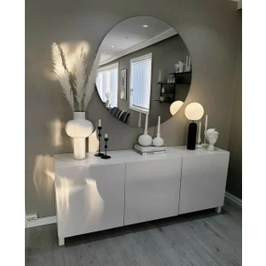 Ant Home Ant Home Ayna / Yuvarlak Ayna / Dekoratif Ayna / Banyo Aynası/konsol Aynası 80 ÇAP