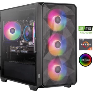 DRx5245 Ryzen 5 5600 16GB Ram 512GB M.2 NVMe SSD 8GB RTX4060 Masaüstü Oyuncu Bilgisayarı