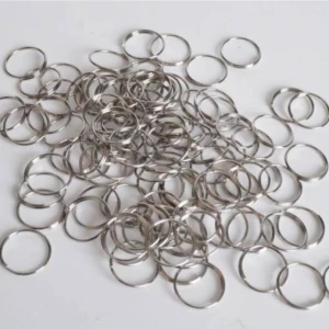 Alvina Aydınlatma Aksesuarları Gümüş Parlak Metal Halka 100 Adet Kristal Avize Taşı 