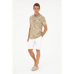 U.S. Polo Assn. Erkek Beyaz Şort / Bermuda 50289423-VR013