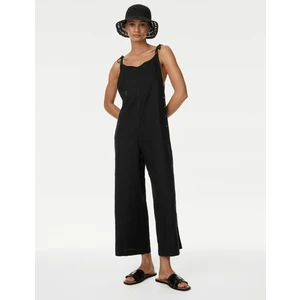 Marks & Spencer Wide Leg Crop Keten Tulum