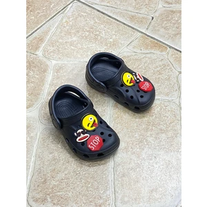 Çocukça Moda Kız Erkek Çocuk Cross Model Terlik Sandalet (Süsleri Hediye)