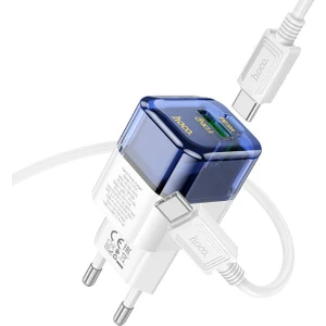 C131A Platinum PD30W+QC3.0 Girişli Hızlı Şarj Başlığı ve Type-C To Type-C Kablo