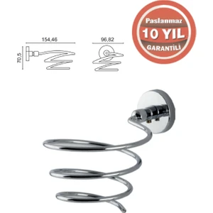 Çelik Banyo KR10-018 Karaca Fön Askılık