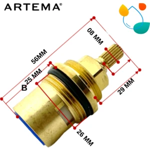 A31104YP Artema:gr. Salmastra G3/4 90° Saga Kapalı