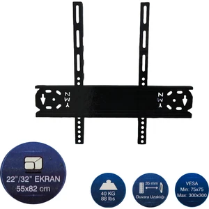 22" - 32" Tv Duvar Askı Aparatı Kilitli YMN-2232