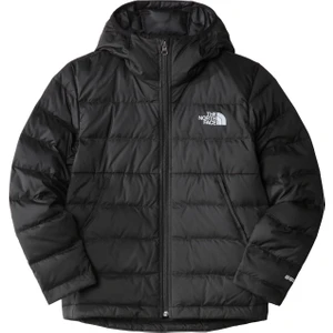 The North Face Siyah Erkek Çocuk Kapüşonlu   Mont NF0A7X4IJK31 B Never Stop Down Jack