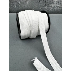 1.5 cm balıksırtı şerit-5 metre-beyaz-pamuk
