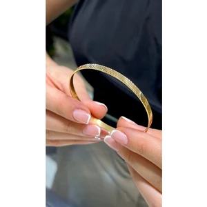 Kuyumcu Nurettin 30 gr (Gram) Sarmal Desenli Kibrit Çöpü Bilezik Yatırımlık İşçiliksiz 22 Ayar Altın