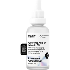 Anocin Hyaluronic Acid 2% + Vitamin B5 Yaşlanma Karşıtı, 72 Saat Nem ve Dolgunlaştırıcı Serum