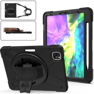 Apple iPad Air 13inç M2/M3 Kılıf Defender Askılı Zırhlı Tank Case A2898 A2899 A2900