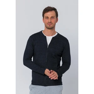Erkek Regular Fit Rahat Sade Önü Fermuarlı Hırka