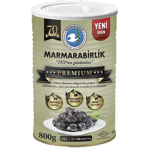 Premium 2xl Doğal Salamura Siyah Zeytin 800 gr