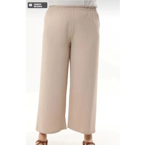 Büyük Beden Keten Dokuma Pantolon