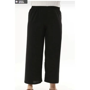 Büyük Beden Keten Dokuma Pantolon